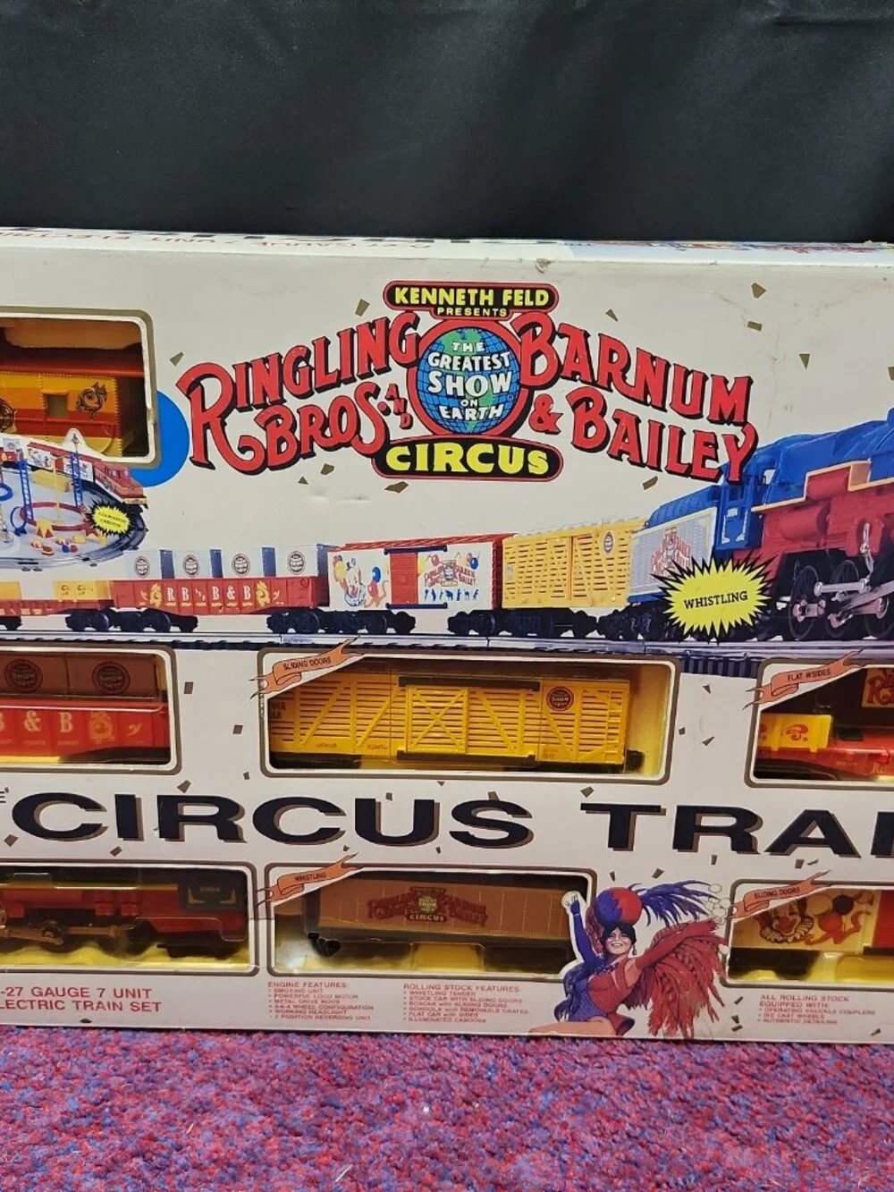 Vintage K-Line 1311 Ringling Bros. Barnum & Bailey Circus Train Set